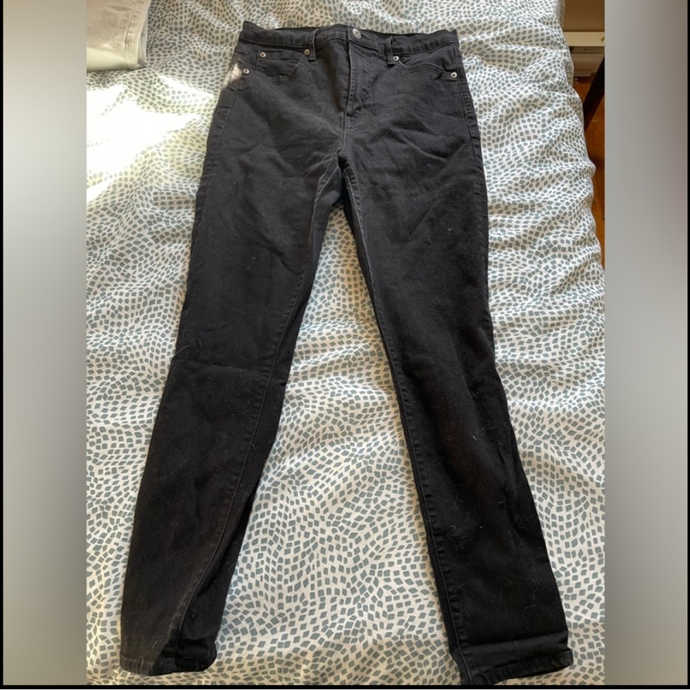 GAP Black Sky High Skinny Jeans